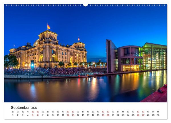 Produktbild: Lichter der Stadt (hochwertiger Premium Wandkalender 2026 DIN A2 quer), Kunstdruck in Hochglanz