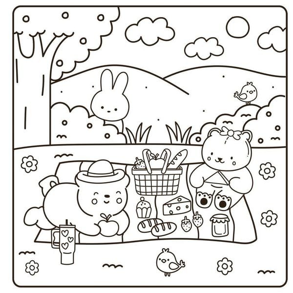 Produktbild: Cosy Coloring Ausmalset - Einfach niedlich ausmalen