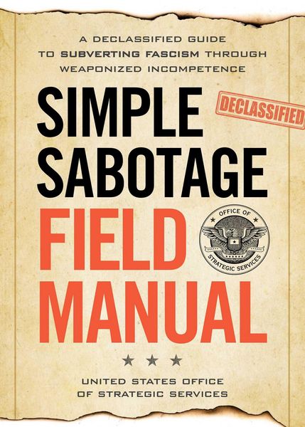 Produktbild: Simple Sabotage Field Manual