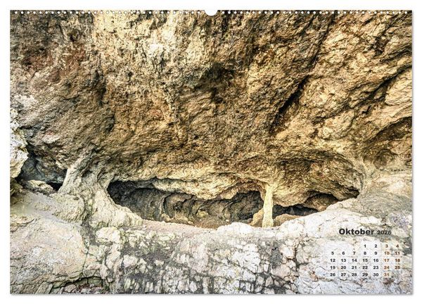 Produktbild: Faszinierende H&ouml;hlen auf der Schw&auml;bischen Alb (Wandkalender 2026 DIN A2 quer), CALVENDO Monatskalender