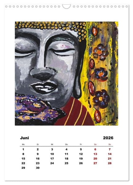 Produktbild: Buddha Relax (Wandkalender 2026 DIN A3 hoch), CALVENDO Monatskalender