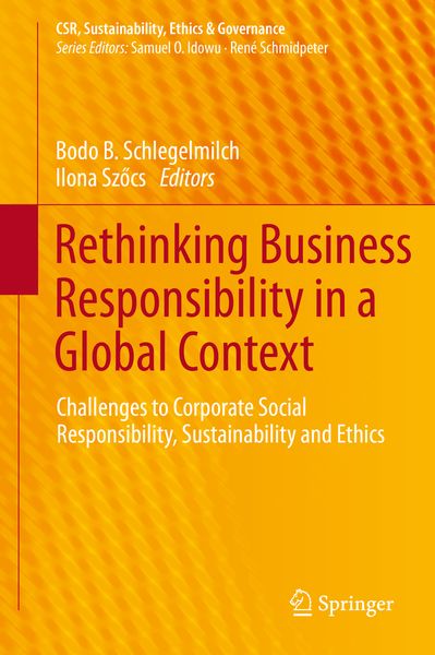 Produktbild: Rethinking Business Responsibility in a Global Context