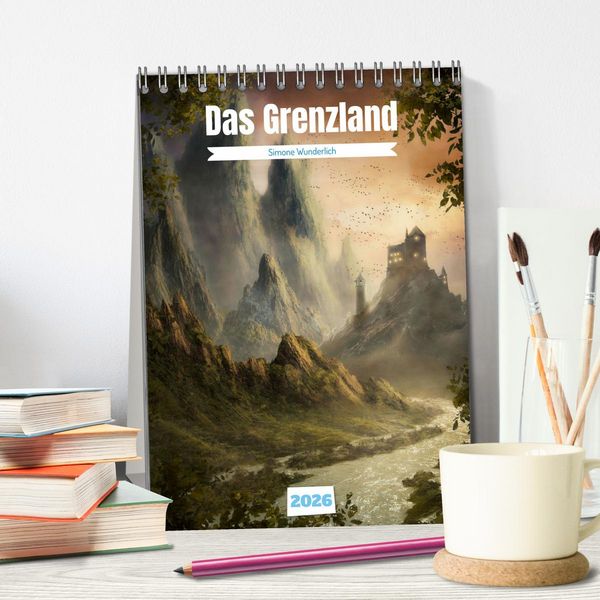 Produktbild: Das Grenzland (Tischkalender 2026 DIN A5 hoch), CALVENDO Monatskalender