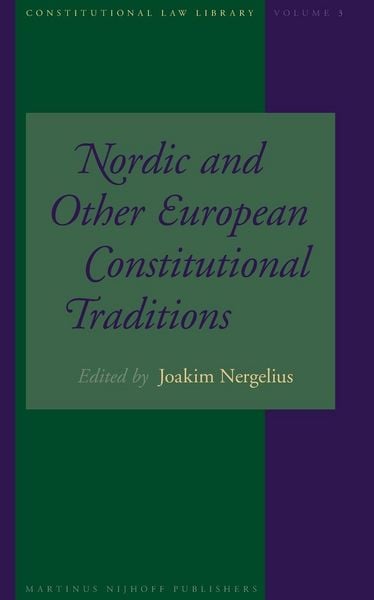 Produktbild: Nordic and Other European Constitutional Traditions