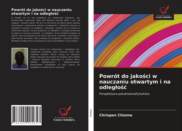Produktbild: Powr&oacute;t do jako&iquest;ci w nauczaniu otwartym i na odleg&iquest;o&iquest;&iquest;