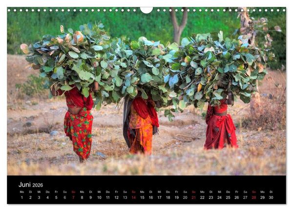 Produktbild: Indiens Gesichter (Wandkalender 2026 DIN A3 quer), CALVENDO Monatskalender