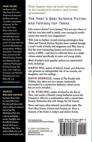 Produktbild: The Year's Best Science Fiction and Fantasy for Teens