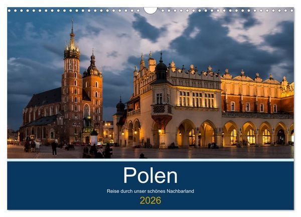 Produktbild: Polen - Reise durch unser sch&ouml;nes Nachbarland (Wandkalender 2026 DIN A3 quer), CALVENDO Monatskalender
