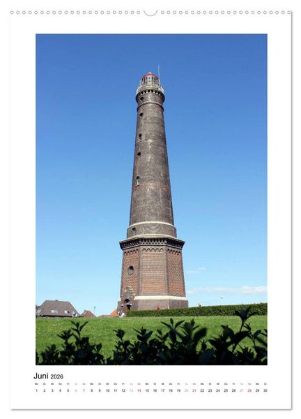 Produktbild: Borkum - Inseltr&auml;ume an der Nordsee (hochwertiger Premium Wandkalender 2026 DIN A2 hoch), Kunstdruck in Hochglanz