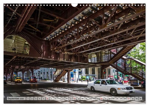 Produktbild: CHICAGO Stadtzentrum (Wandkalender 2026 DIN A3 quer), CALVENDO Monatskalender