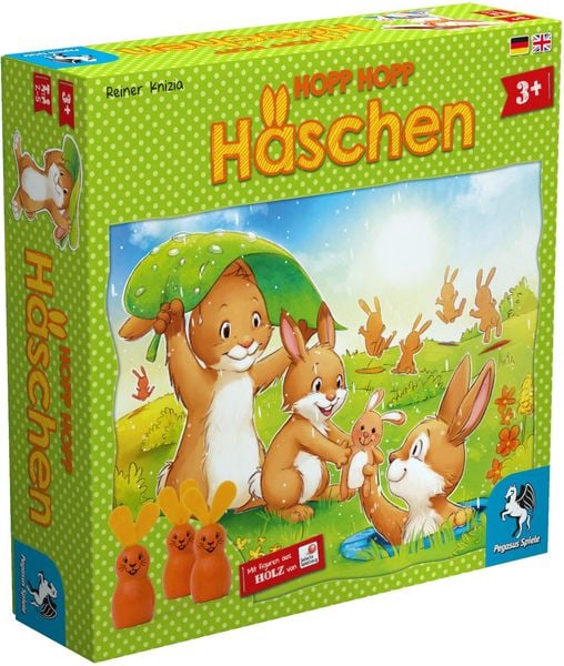 Produktbild: Pegasus - Hopp Hopp Häschen, Kinderspiel, Lernspiel