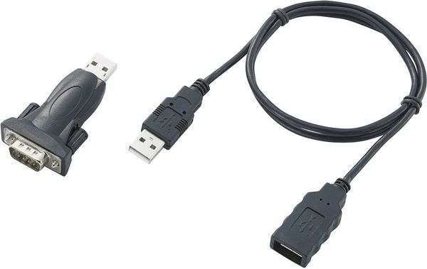 Produktbild: Seriell, USB 2.0 Anschlusskabel [1x USB 2.0 Stecker A - 1x D-SUB-Stecker 9pol.] 1.00 m vergoldete Steckkontakte