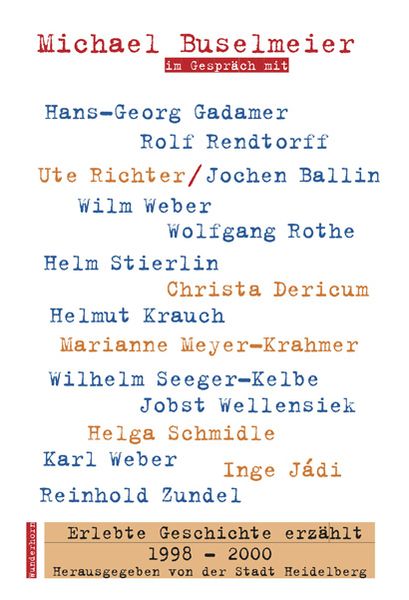 Produktbild: Erlebte Geschichte erz&auml;hlt 1998-2000