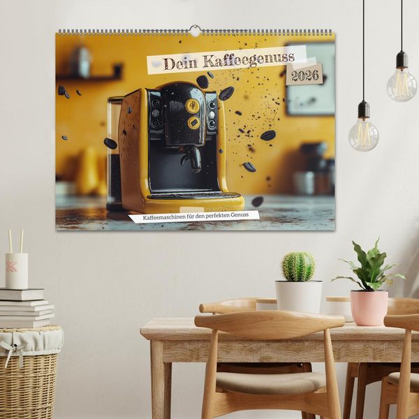 Produktbild: Dein Kaffeegenuss (Wandkalender 2026 DIN A2 quer), CALVENDO Monatskalender