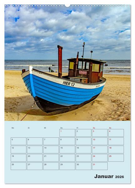 Produktbild: Kaiserb&auml;der auf Usedom (hochwertiger Premium Wandkalender 2026 DIN A2 hoch), Kunstdruck in Hochglanz