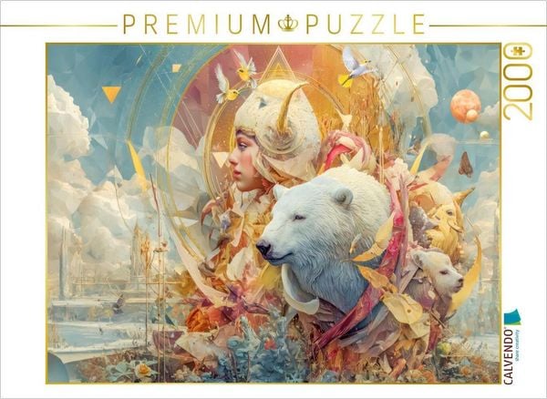 CALVENDO Puzzle Paradies für Tiere | 2000 Teile Lege-Größe 90x67cm Foto-Puzzle für glückliche Stunden