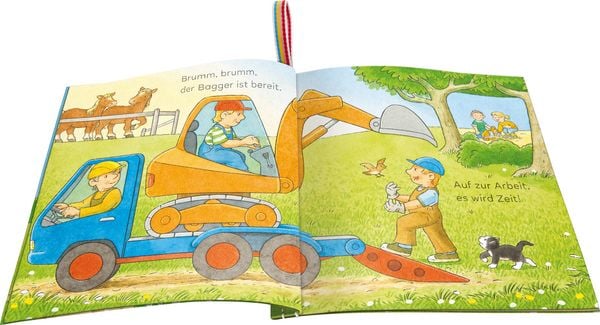 Produktbild: Mein Knuddel-Knautsch-Buch - Mein Bagger