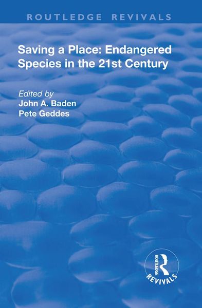 Produktbild: Saving a Place: Endangered Species in the 21st Century