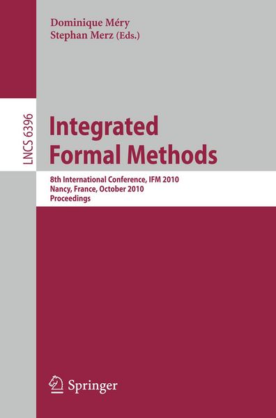 Produktbild: Integrated Formal Methods