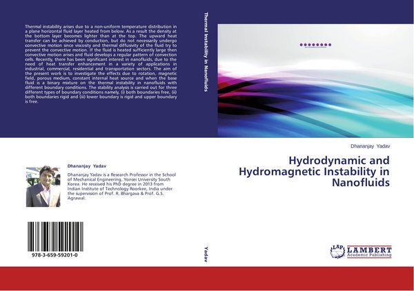 Produktbild: Hydrodynamic and Hydromagnetic Instability in Nanofluids