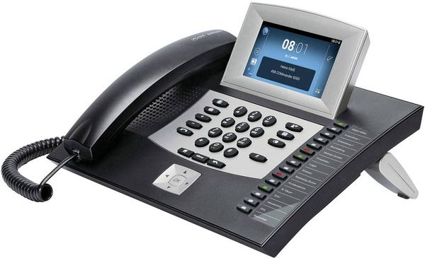 Produktbild: Auerswald COMFORTEL 2600 IP schwarz Systemtelefon,VoIP Android, Anrufbeantworter, Freisprechen, Optische Anrufsignalisierung, Touchpanel Farb-TFT/LCD