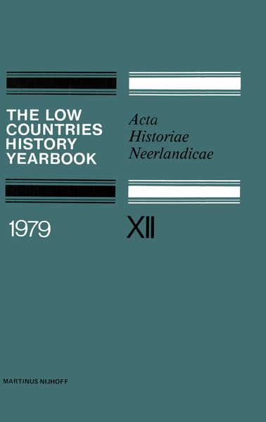 Produktbild: The Low Countries History Yearbook 1979