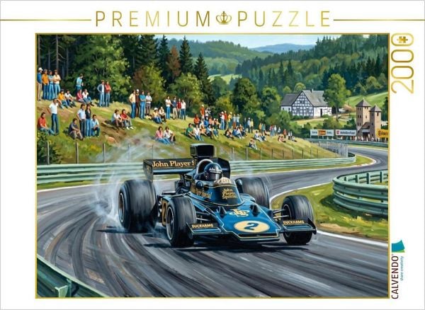 CALVENDO Puzzle Ickx hatte die Scuderia Ferrari verlassen und startete 1974 in der Formel 1 für das britische Team Lotus. | 2000 Teile Lege-Größe 90x67cm Foto-Puzzle für glückliche Stunden