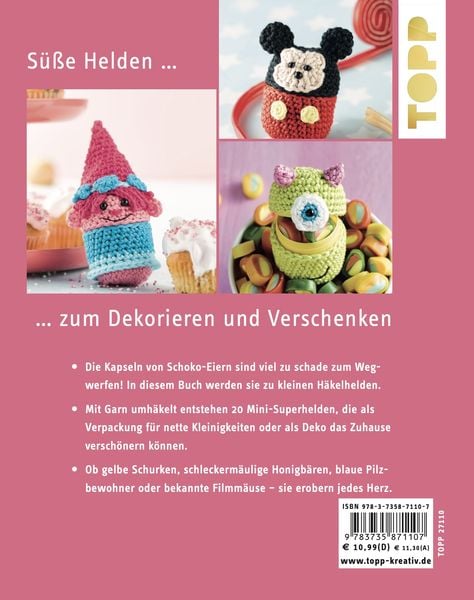 Produktbild: Lieblingshelden Überraschungs-HäkelEi (kreativ.kompakt.)