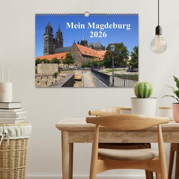Produktbild: Mein Magdeburg 2026 (Wandkalender 2026 DIN A3 quer), CALVENDO Monatskalender
