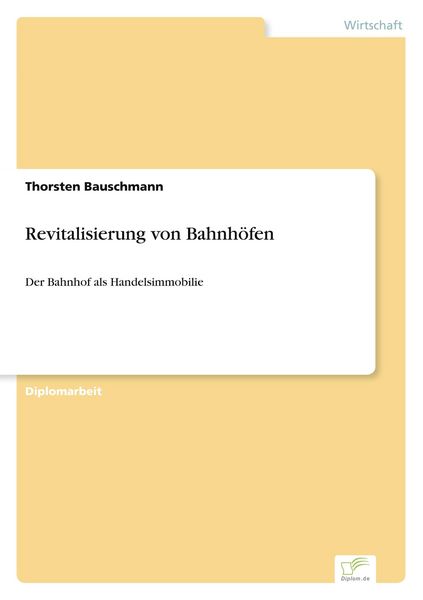 Produktbild: Revitalisierung von Bahnh&ouml;fen