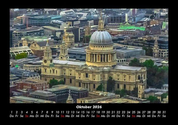 Produktbild: London 2026 Fotokalender DIN A3