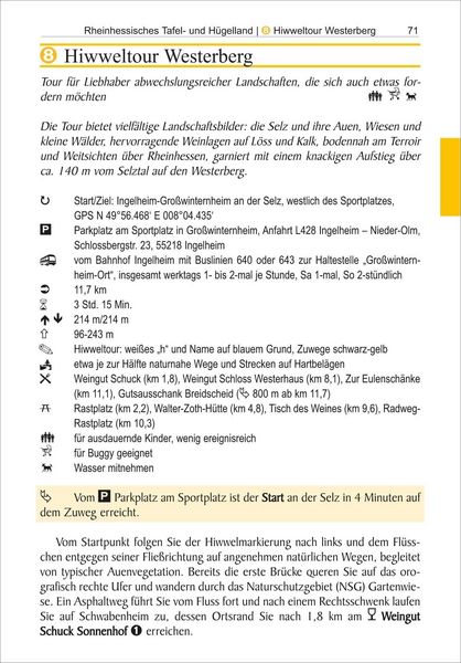 Produktbild: Weinparadies Rheinhessen-Nahe 30 Touren durch W&auml;lder und Weinberge