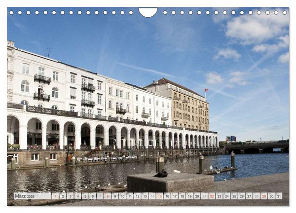 Produktbild: Hansestadt Hamburg (Wandkalender 2026 DIN A4 quer), CALVENDO Monatskalender