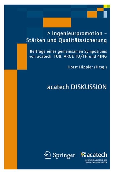 Ingenieurpromotion - Stärken und Qualitätssicherung, Taschenbuch von , Springer Berlin, 9783642236617