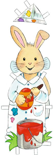 Produktbild: Meine liebsten Anziehpuppen - Familie Osterhase