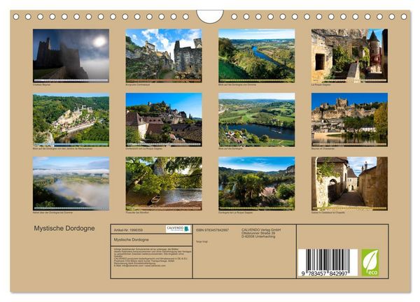 Produktbild: Mystische Dordogne (Wandkalender 2026 DIN A4 quer), CALVENDO Monatskalender