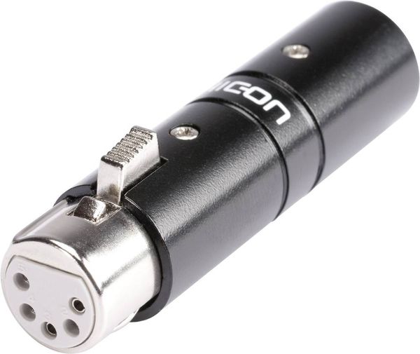 Hicon HI-X3X5-MF XLR-Adapter XLR-Stecker - XLR-Buchse 1St.