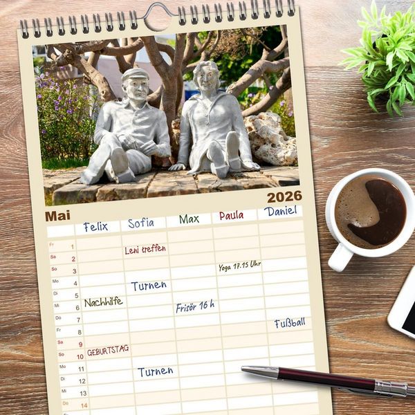 Produktbild: Familienplaner 2026 - Urlaub in Kusadasi - Sonne, Strand und Kultur in der T&uuml;rkei mit 5 Spalten (Wandkalender, 21 x 45 cm) CALVENDO