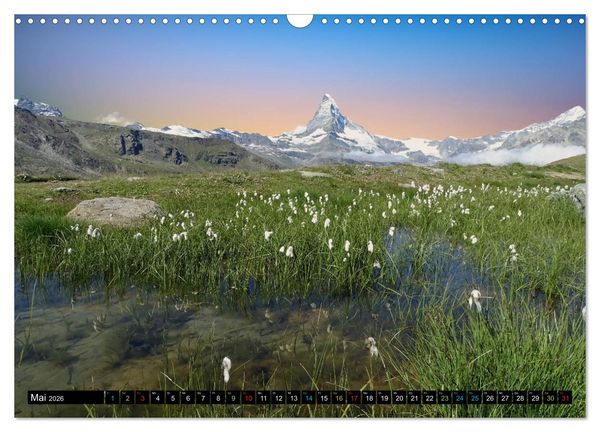 Produktbild: Und ewig lockt das Matterhorn (Wandkalender 2026 DIN A3 quer), CALVENDO Monatskalender