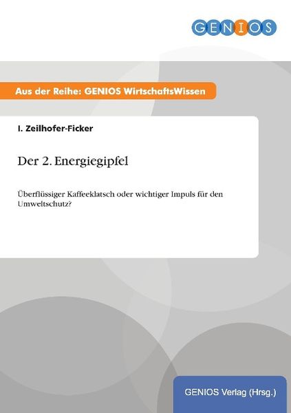 Produktbild: Der 2. Energiegipfel