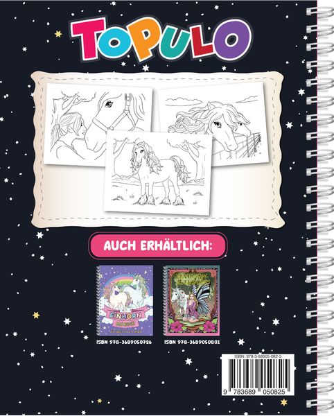 Produktbild: Pferde-Malbuch f&uuml;r Kinder ab 6 Jahren