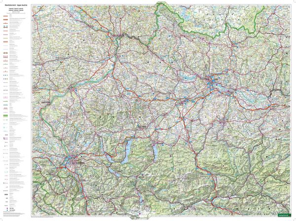 Produktbild: freytag & berndt Stra&szlig;enkarte Ober&ouml;sterreich 1:150.000