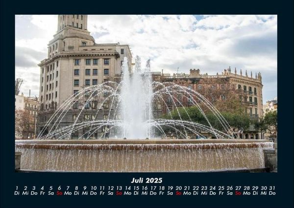 Produktbild: Barcelona 2025 Fotokalender DIN A4