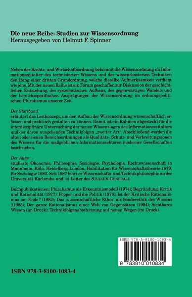 Produktbild: Die Wissensordnung
