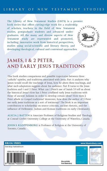 Produktbild: James, 1 & 2 Peter, and Early Jesus Traditions