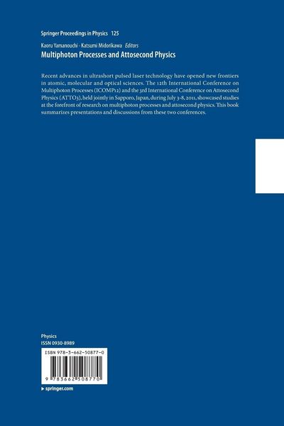 Produktbild: Multiphoton Processes and Attosecond Physics