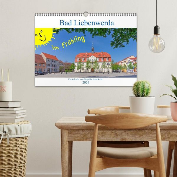 Produktbild: Bad Liebenwerda im Fr&uuml;hling (Wandkalender 2026 DIN A3 quer), CALVENDO Monatskalender