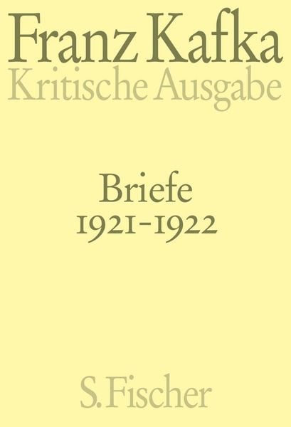 Produktbild: Briefe 1921-1922