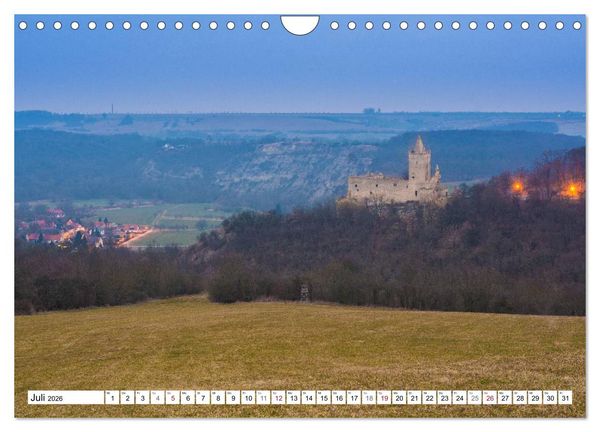 Produktbild: Sachsen-Anhalt - Schl&ouml;sser und Burgen (Wandkalender 2026 DIN A4 quer), CALVENDO Monatskalender