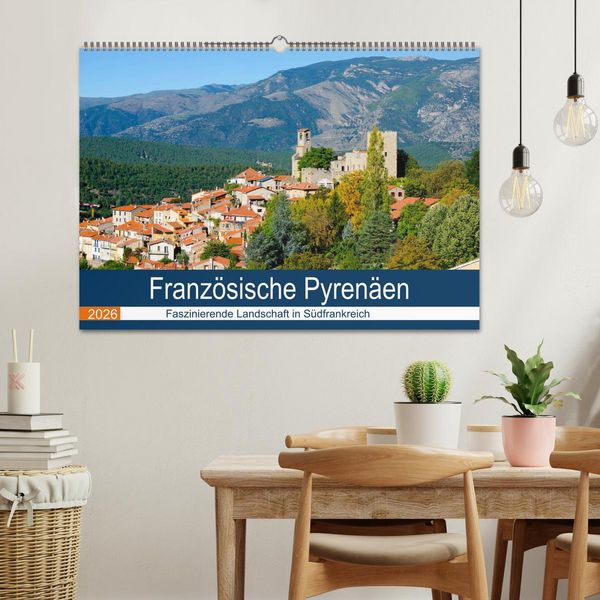 Produktbild: Franz&ouml;sische Pyren&auml;en (Wandkalender 2026 DIN A2 quer), CALVENDO Monatskalender